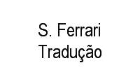 Logo S. Ferrari Tradução em Caminho das Árvores