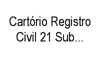 Logo Cartório Registro Civil 21 Subdistrito Saúde em Mirandópolis