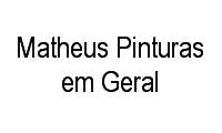 Logo Matheus Pinturas em Geral