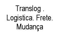 Logo Translog . Logistica. Frete. Mudança