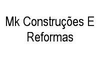 Logo Mk Construções E Reformas