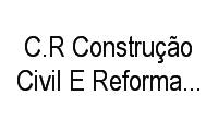 Logo C.R Construção Civil E Reformas em Casa E Apartamentos em Ulisses Guimarães