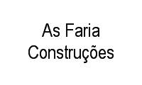 Logo As Faria Construções em Parque Residencial Laranjeiras