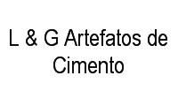 Logo L & G Artefatos de Cimento