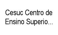 Logo Cesuc Centro de Ensino Superior de Catalão em Loteamento Santa Cruz