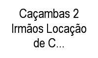 Logo Caçambas 2 Irmãos Locação de Caçambas para Entulho