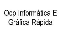 Logo Ocp Informática E Gráfica Rápida em Jardim Vista Alegre