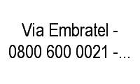 Logo Via Embratel      Tv Por Assinatura em Jardim Bela Vista - Continuação