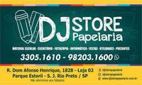 Logo Dj Store Papelaria em Parque Estoril