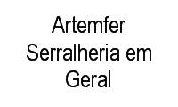 Logo Artemfer serralharia em ferro e estrutura metálica 
