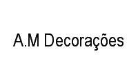 Logo A.M Decorações em Cosmos