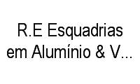 Logo R.E Esquadrias em Alumínio & Vidros Temperados em Jardim Algarve