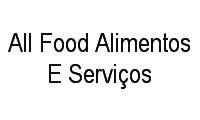 Logo All Food Alimentos E Serviços em Vila Isolina Mazzei
