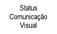 Logo Status Comunicação Visual em Rosa dos Ventos