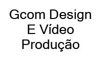 Logo Gcom Design E Vídeo Produção em Água Verde