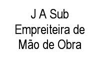 Logo J A Sub Empreiteira de Mão de Obra em Coelho