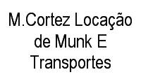 Logo M.Cortez Locação de Munk E Transportes em Vila Haro