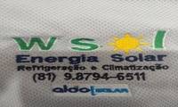 Logo Wsol energia solar fotovoltaica e eletrica em geral refrigeração e climatização em Campo Grande