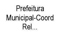 Logo Prefeitura Municipal-Coord Rel Políticas Gov em Centro Histórico