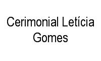 Logo Cerimonial Letícia Gomes em Esplanada