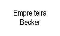 Logo Empreiteira Becker em Saguaçu