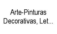 Logo Arte-Pinturas Decorativas, Letreiros E Murais em Itanhangá