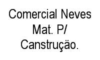Logo Comercial Neves Mat. P/ Canstruçäo.