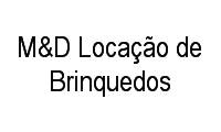 Logo M&D Locação de Brinquedos em Turiaçu