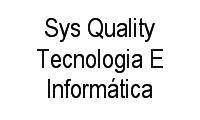 Logo Sys Quality Tecnologia E Informática em Centro
