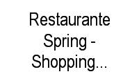 Logo Restaurante Spring - Shopping Design Center em Batel