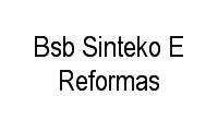 Logo Bsb Sinteko E Reformas em Asa Sul