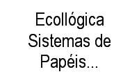 Logo Ecollógica Sistemas de Papéis E Descartarveis