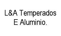 Logo L&A Temperados E Aluminio.