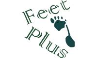 Logo Feet Plus em Barro Preto