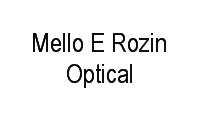 Logo Mello E Rozin Optical em Centro