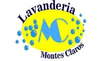 Logo Lavanderia Montes Claros em Roxo Verde