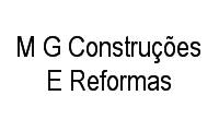 Logo M G Construções E Reformas