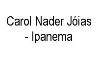 Logo Carol Nader Jóias - Ipanema em Ipanema