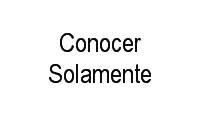 Logo Conocer Solamente em Água Verde