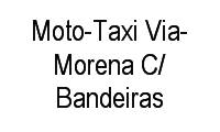 Logo Moto-Taxi Via-Morena C/ Bandeiras