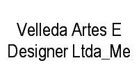 Logo Velleda Artes E Designer Ltda_Me em Progresso