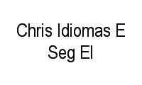 Logo Chris Idiomas E Seg El em Água Verde