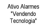 Logo Ativo Alarmes "Vendendo Tecnologia" em Distrito Industrial I