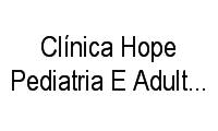 Logo Clínica Hope Pediatria E Adulto Oncohematologia em Chácara Cachoeira