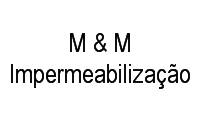 Logo M & M Impermeabilização