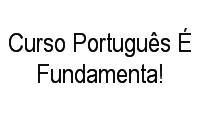 Logo Curso Português É Fundamenta! em Savassi
