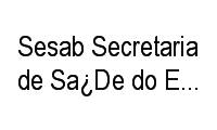 Logo Sesab Secretaria de Sa¿De do Est da Bahia em Cabula
