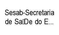 Logo Sesab-Secretaria de SaDe do Est da Bahia em Cajazeiras