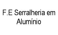 Logo F.E Serralheria em Alumínio