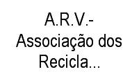 Logo A.R.V.- Associação dos Recicladores de Viamão em Centro